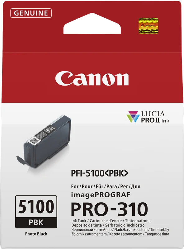Canon PFI-5100pbk Photo Black Druckerpatrone 6952C001