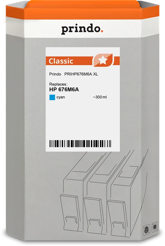 Prindo Classic XL Druckerpatrone kompatibel mit HP 738 XL Cyan