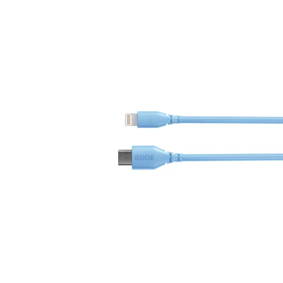 RØDE SC21 30cm USB-C zu Lightning Kabel, Blau