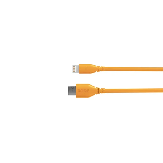 RØDE SC21 30cm USB-C zu Lightning Kabel, Orange