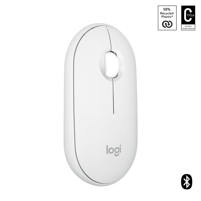 Logitech Pebble Mouse 2 M350s Weiss