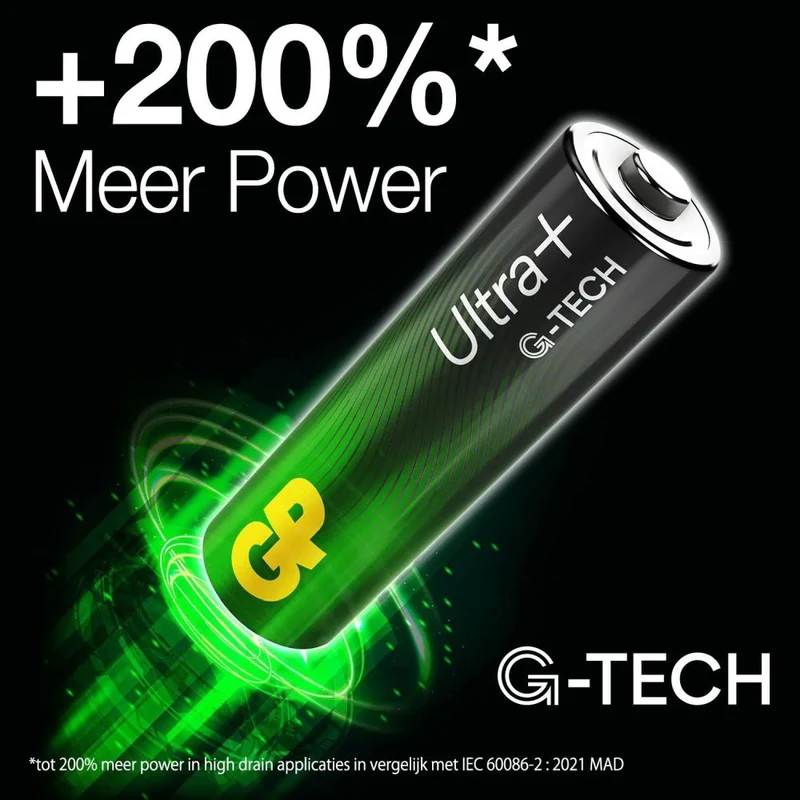 GP AA x4 Ultra Alkaline Batterien