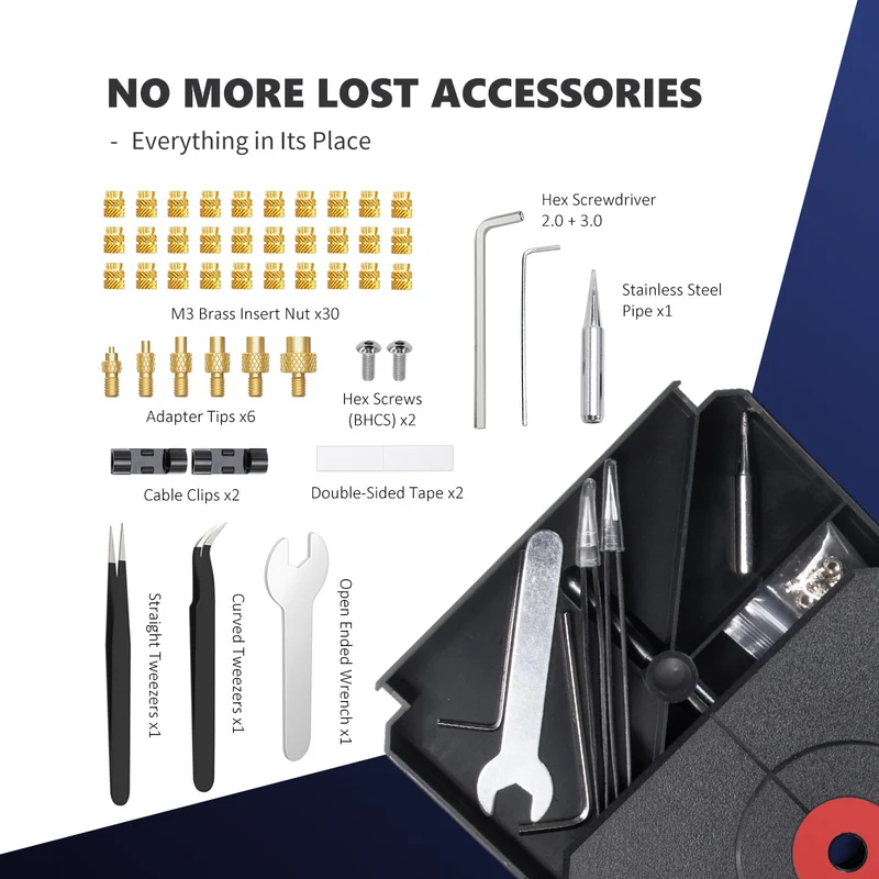 Mintion Nutopress Pro Heat Insert Press Kit (UK-Stecker)