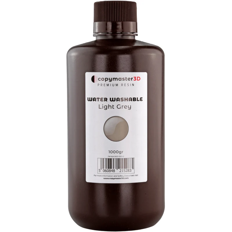 Copymaster3D Water Washable UV Resin 1 kg – Hellgrau