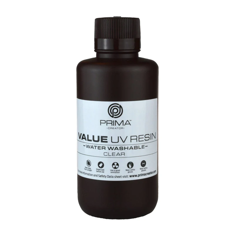 PrimaCreator Value Water Washable UV Resin 500 g Transparent