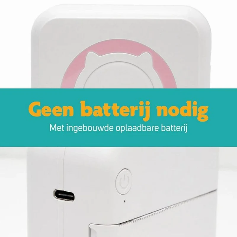 Pora&co Mini-Drucker für das Handy, rosa