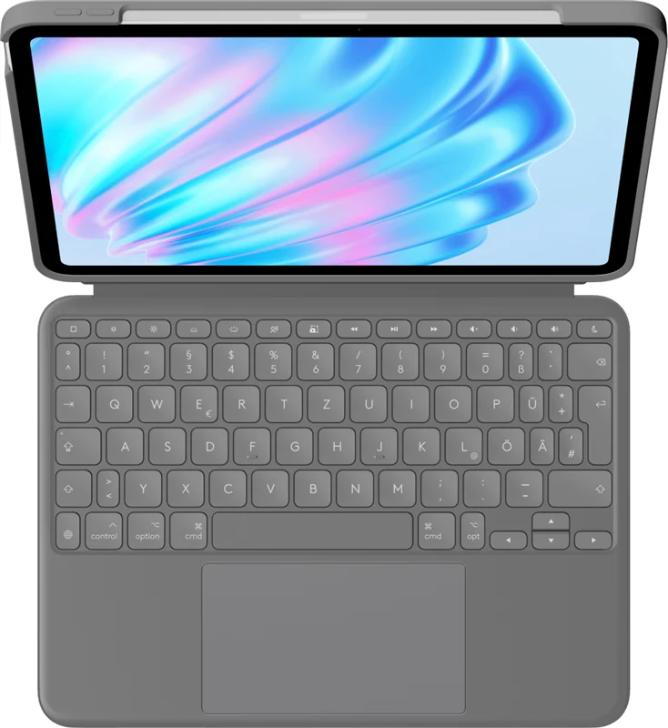 Logitech Combo Touch für iPad Air 11 Zoll (M2) Grau