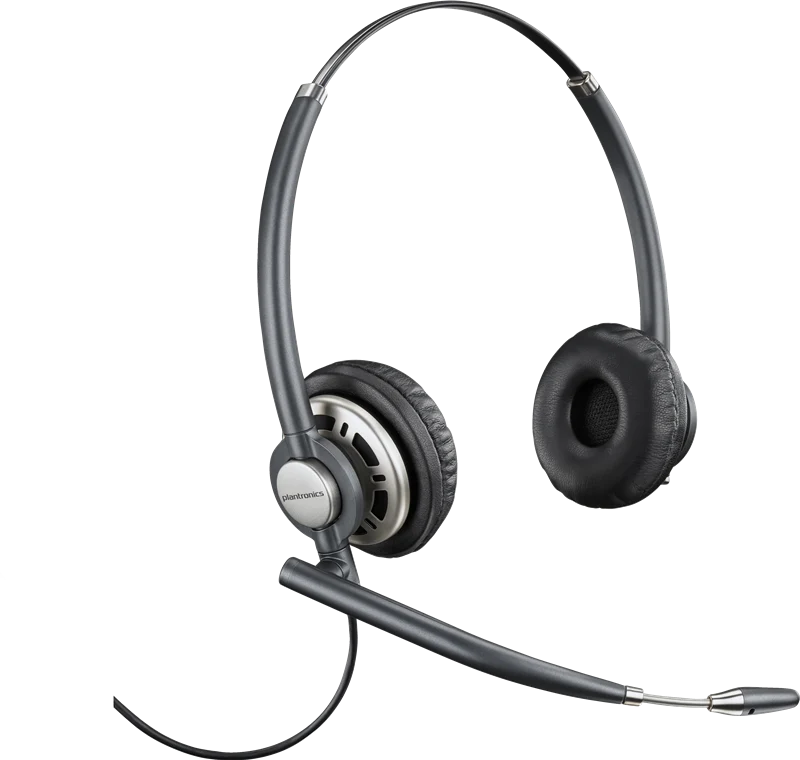 HP Poly EncorePro 720 binaurales Headset + Quick Disconnect Schwarz