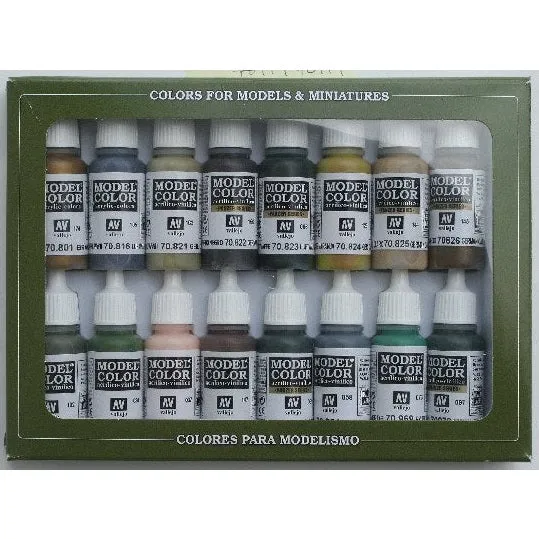 Vallejo Acrylic Model Color Set German WWII Camo (16)