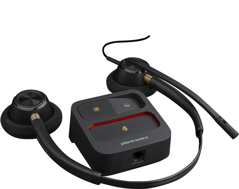 HP Poly EncorePro 520 binaurales Headset + Quick Disconnect Schwarz