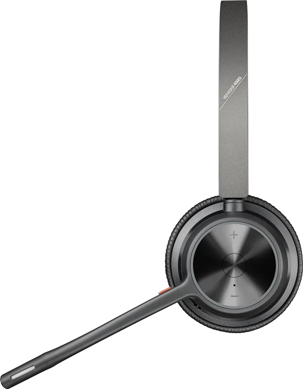 HP Poly Voyager 4320 UC Stereo USB-A Headset +BT700 USB-A Adapter +Ladestation Schwarz