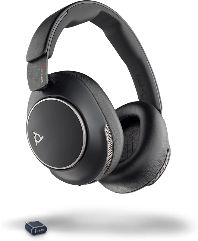 HP Poly Voyager Surround 80 UC Bluetooth Headset ANC Schwarz