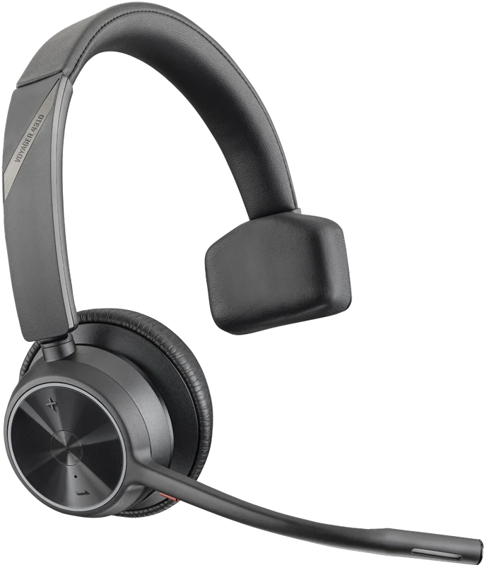 HP Poly Voyager 4310 UC Monaurales Headset +BT700 USB-A Adapter +Ladestation Schwarz