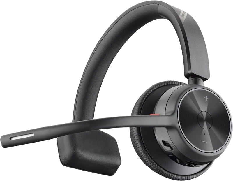 HP Poly Voyager 4310 UC Monaurales Headset +BT700 USB-A Adapter +Ladestation Schwarz