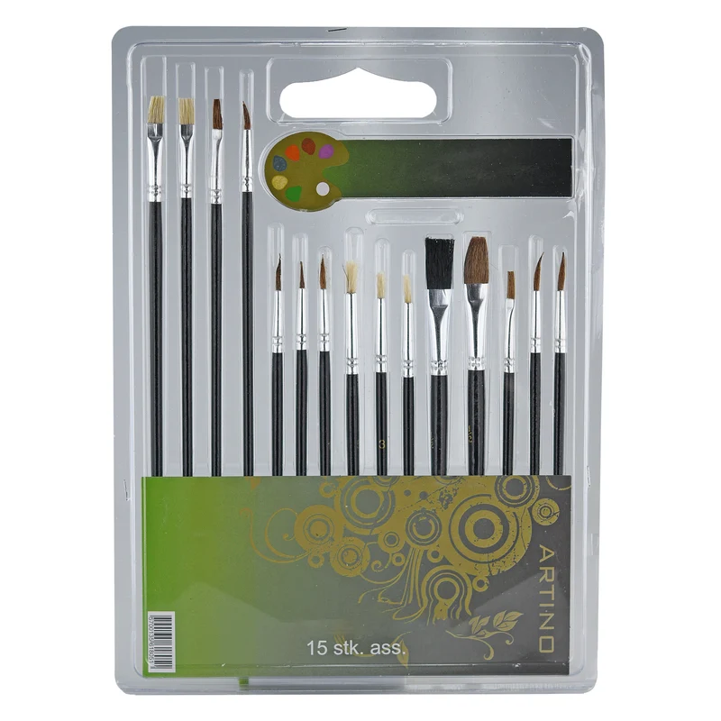Acrylicos Vallejo Brush set 15 PCS