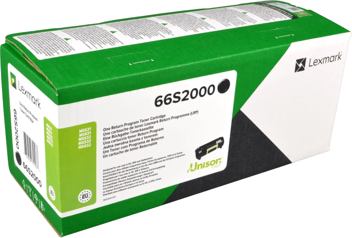 Lexmark 66S2000 Schwarz Toner