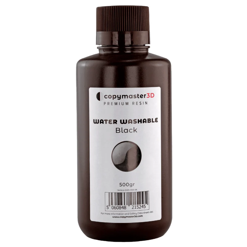 Copymaster3D Water Washable UV Resin 500 g – Schwarz
