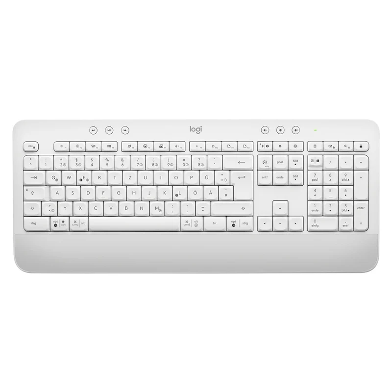 Logitech Signature K650 Bluetooth-Tastatur QWERTZ Deutsch Weiß