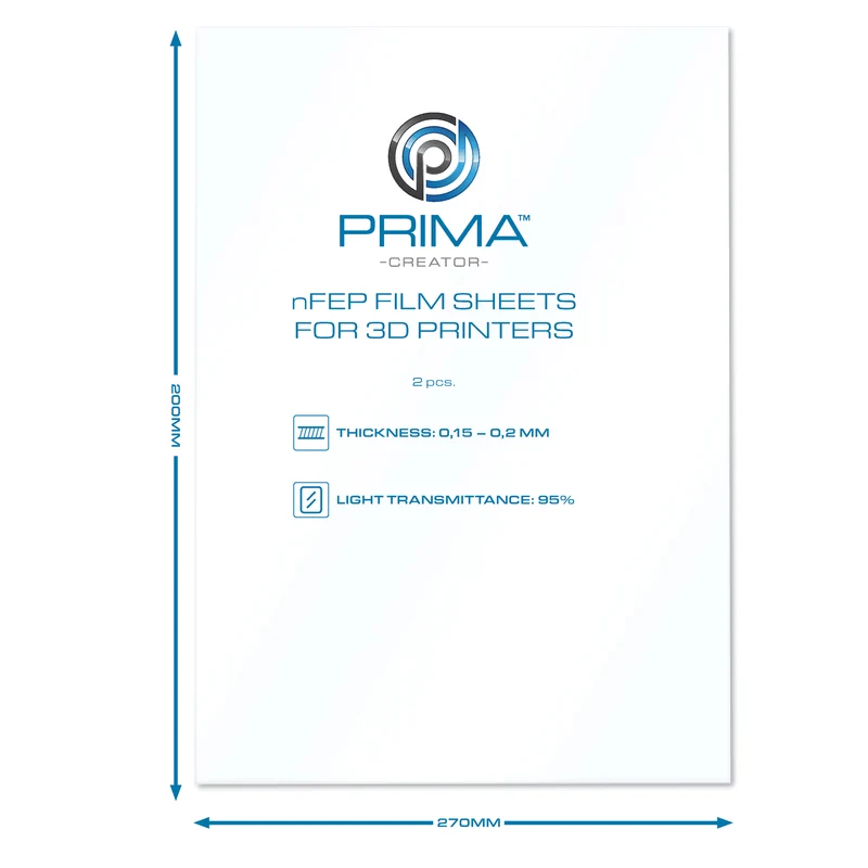 PrimaCreator nFEP Film Sheets 200 x 270 mm (2er-Pack)