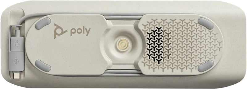 HP Poly Sync 40+ Freisprecheinrichtung-Bluetooth -kabellos, kabelgebunden-USB-A, USB-C Schwarz / Silber