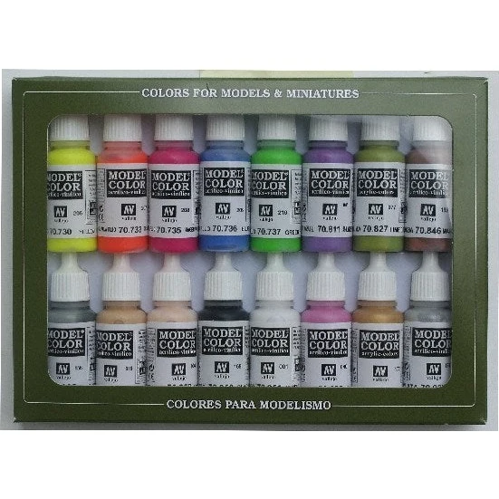 Vallejo Acrylic Model Color Set Wargames Special Colors (16)