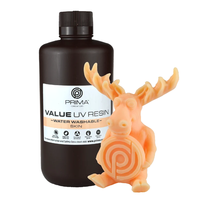 PrimaCreator Value Water Washable UV Resin 1 kg – Hautfarben