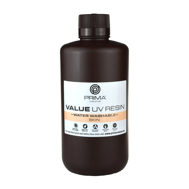 PrimaCreator Value Water Washable UV Resin 1 kg – Hautfarben
