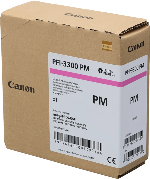 Canon PFI-3300pm Photo Magenta Druckerpatrone 6441C001