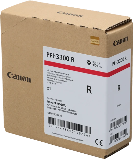 Canon PFI-3300r Rot Druckerpatrone 6438C001