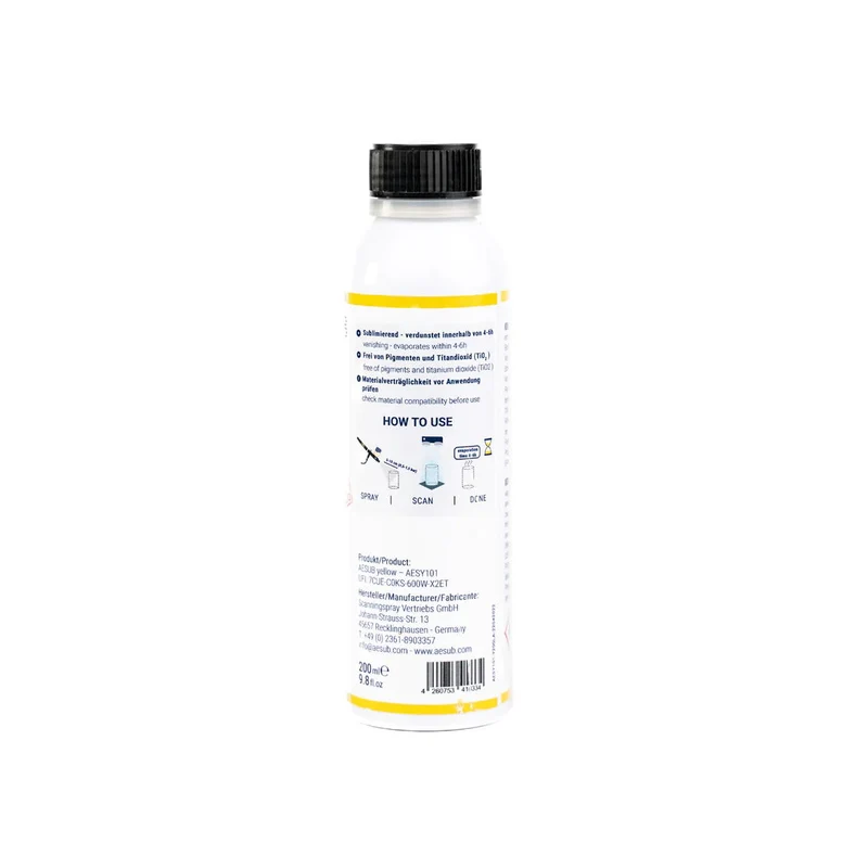 AESUB Yellow Air Brush Solution 200 ml