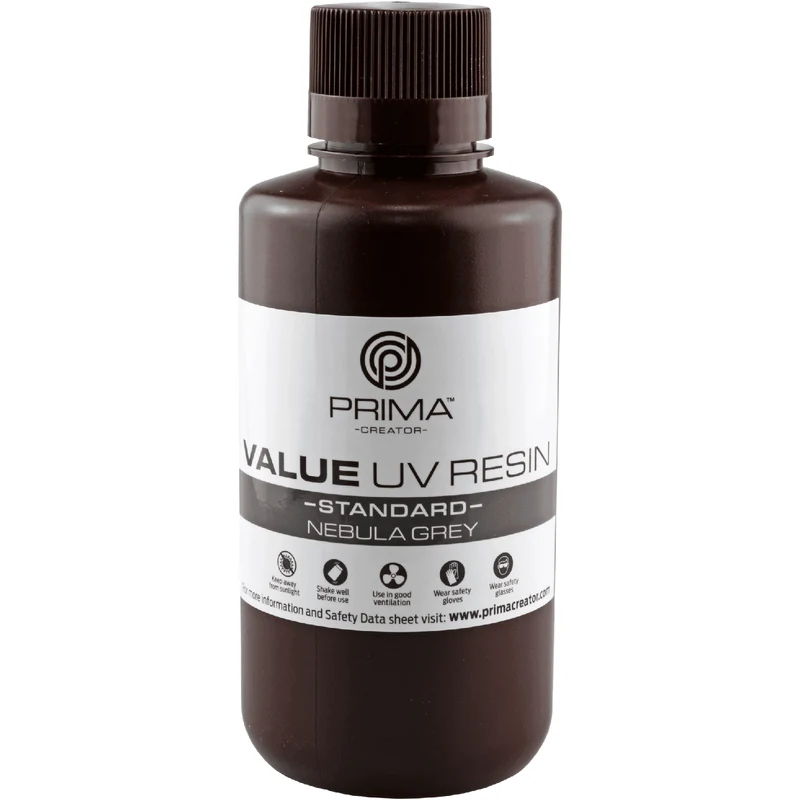 PrimaCreator Value UV / DLP Resin 500 g – Nebula Grey