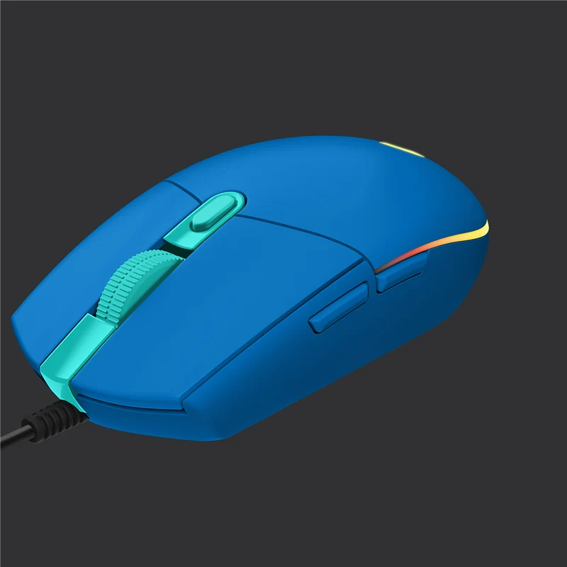 Logitech G203 LIGHTSYNC Gaming Maus Blau