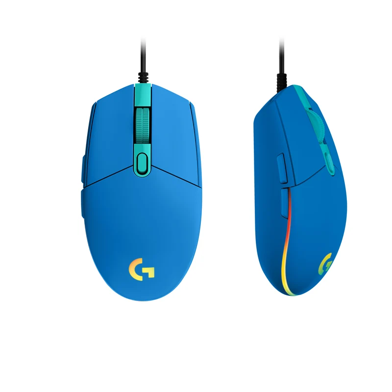 Logitech G203 LIGHTSYNC Gaming Maus Blau