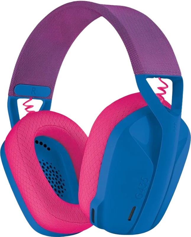 Logitech G435 Lightspeed Headset - Ohrumschließend Blau