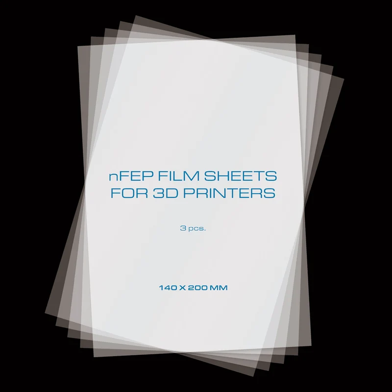 PrimaCreator nFEP Film Sheets 140 x 200 mm (3er-Pack)