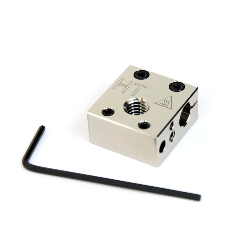 Micro Swiss Plated Copper High Temperature MK8 Heater Block