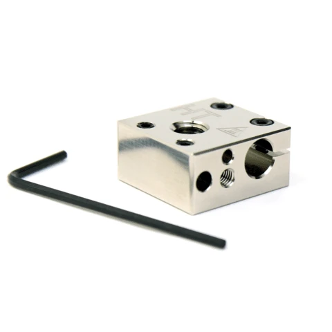 Micro Swiss Plated Copper High Temperature MK8 Heater Block