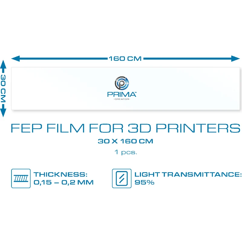 PrimaCreator FEP Film Roll 30 x 160 cm