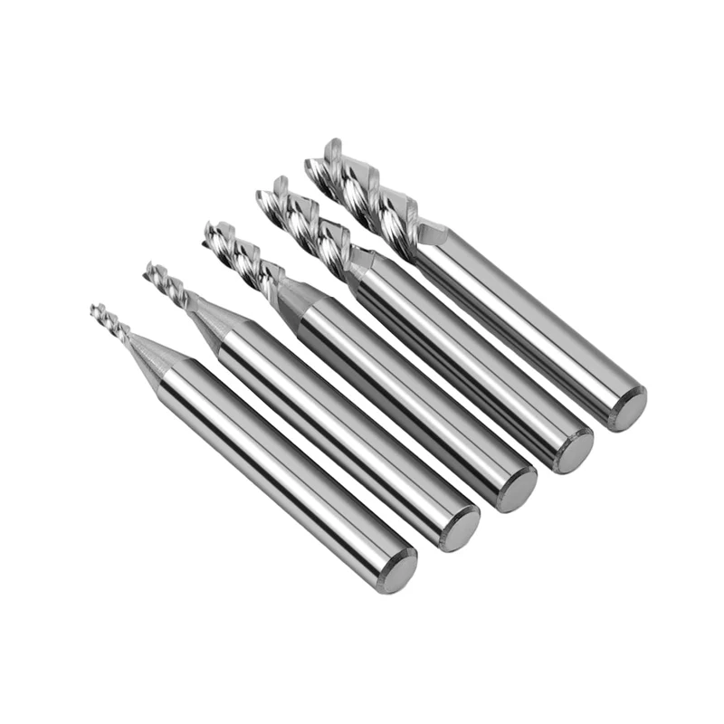 TwoTrees HRC55 3-Flute Wolframkarbid-Fräser (5er-Set)