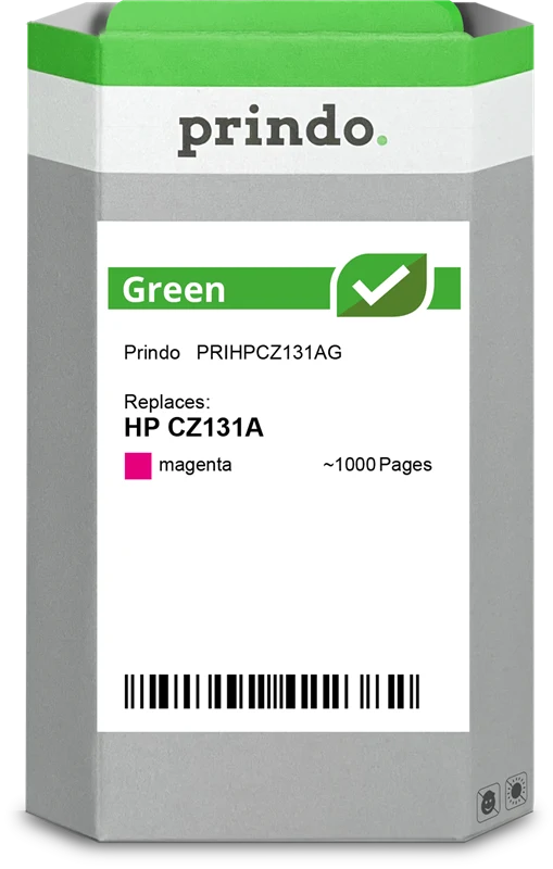 Prindo Green Druckerpatrone kompatibel mit HP 711 Magenta