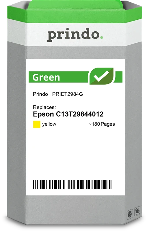 Prindo Green Druckerpatrone kompatibel mit Epson 29 Gelb