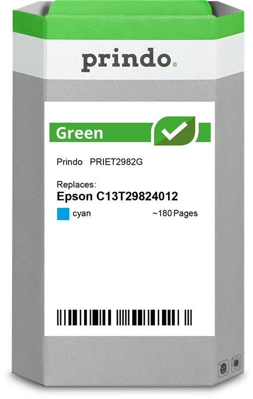 Prindo Green Druckerpatrone kompatibel mit Epson 29 Cyan