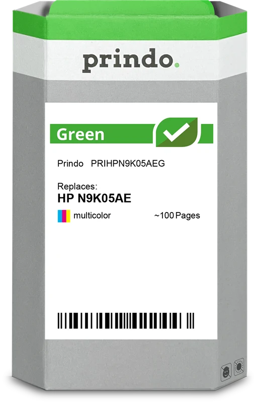 Prindo Green Druckerpatrone kompatibel mit HP 304 mehrere Farben