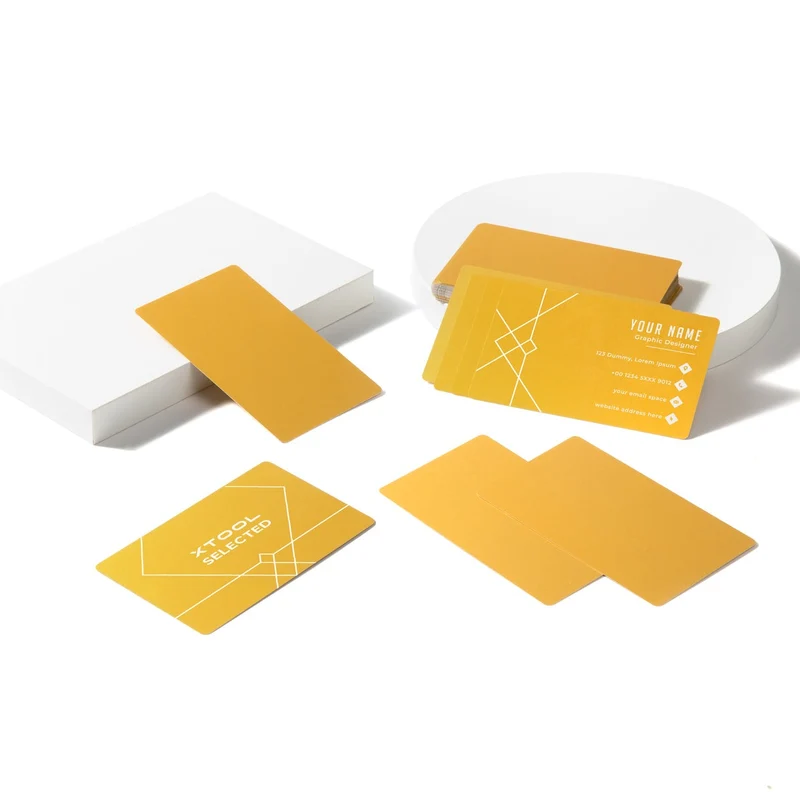 xTool Metal Business Cards (60 Stück)