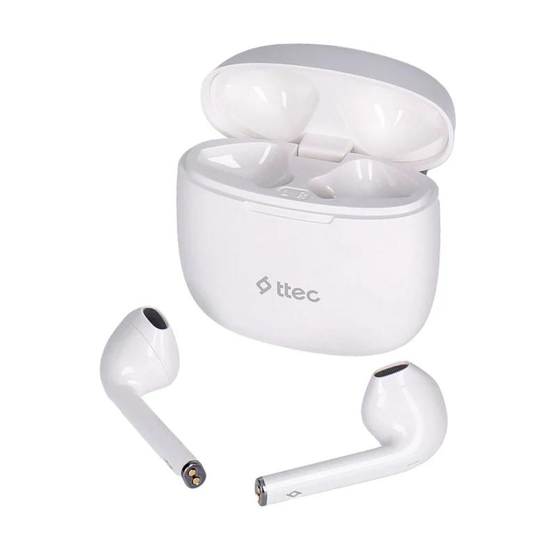 ttec Mode True Wireless Bluetooth Headset White