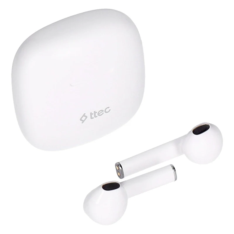 ttec Mode True Wireless Bluetooth Headset White