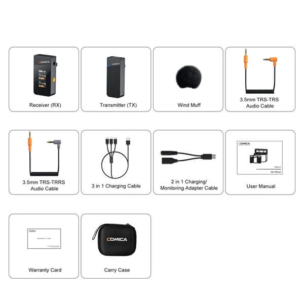 Comica 2.4G Mini Wireless Microphone - 1 Sender