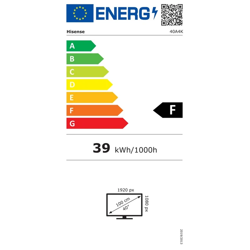 Hisense FHD LED-TV 102cm, HDR 10 40A4K