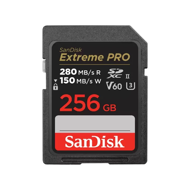 SanDisk Pro 256GB V60 UHS-II SD-Karte 280/150MB/s