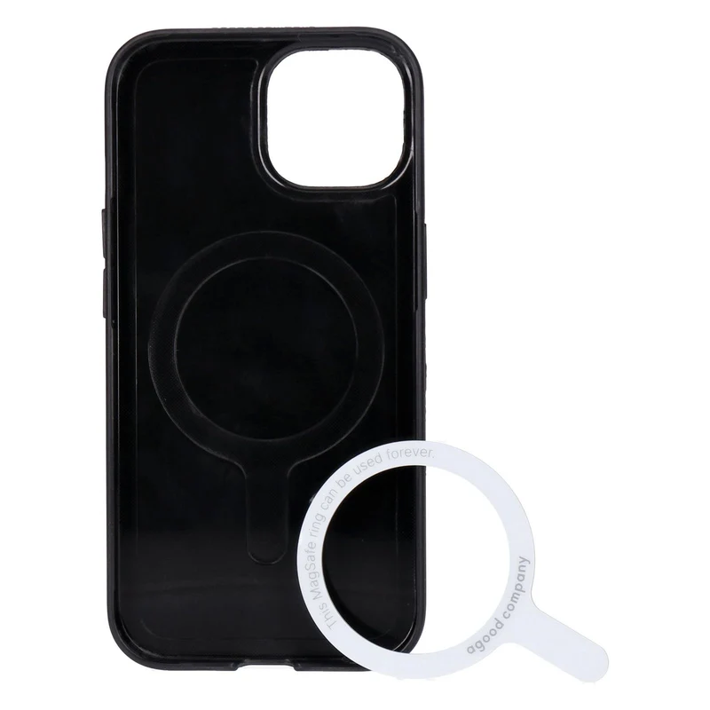 agood PLNTPRTCT Case MagSafe Schwarz passend für Apple iPhone 15